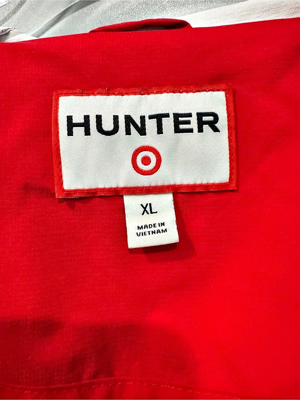 Hunter Target Collab Red Lightweight Hooded Jacket Size XL - Picture 4 of 5